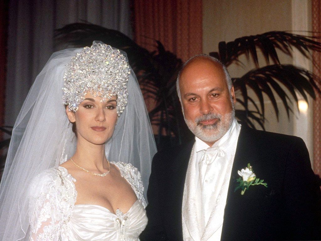 Remembering Rene Angelil Celine Dion And Rene Angelil Wedding 1994 People Com