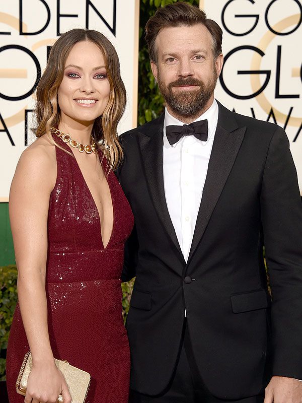 Golden Globes 2016 Olivia Wilde Jason Sudeikis