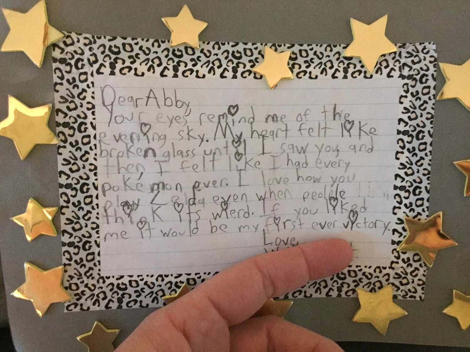 17th Grader Writes Epic Love Letter  PEOPLE.com