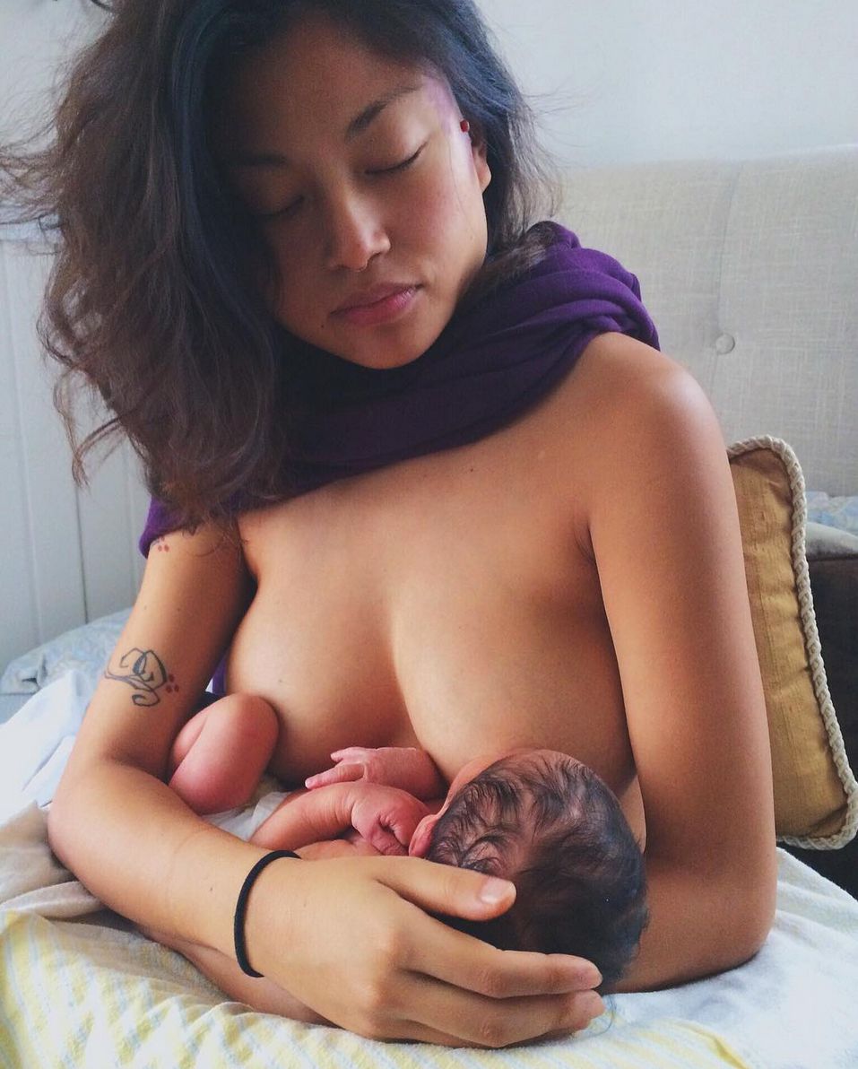 Wife breastfeeding pictures