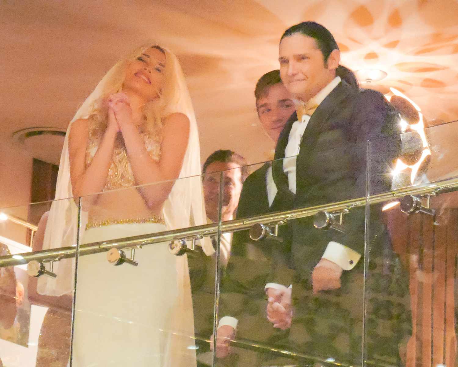 EXCLUSIVE: **PREMIUM EXCLUSIVE RATES APPLY** Corey Feldman marries his fiance Courtney Anne in Las Vegas
