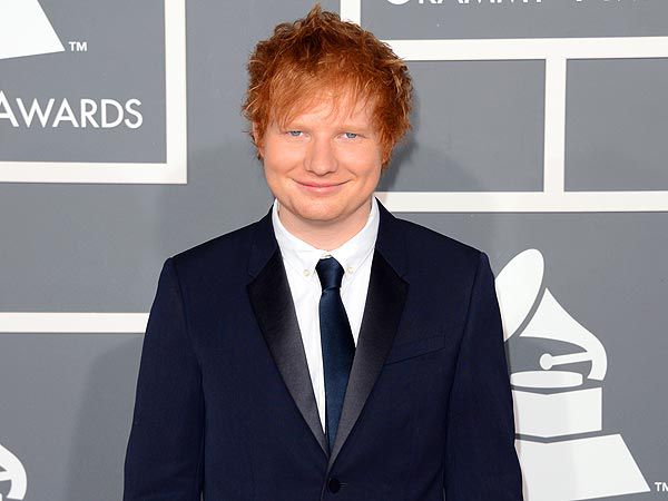 Ed Sheeran arrives at the 55th Annual GRAMMY Awards at Staples Center on February 10, 2013 in Los Angeles, California.