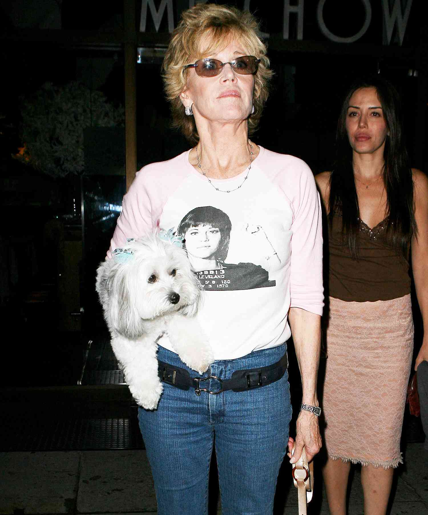 EXCLUSIVE Jane Fonda Proudly Wears Shirt with her 1970 Mugshot