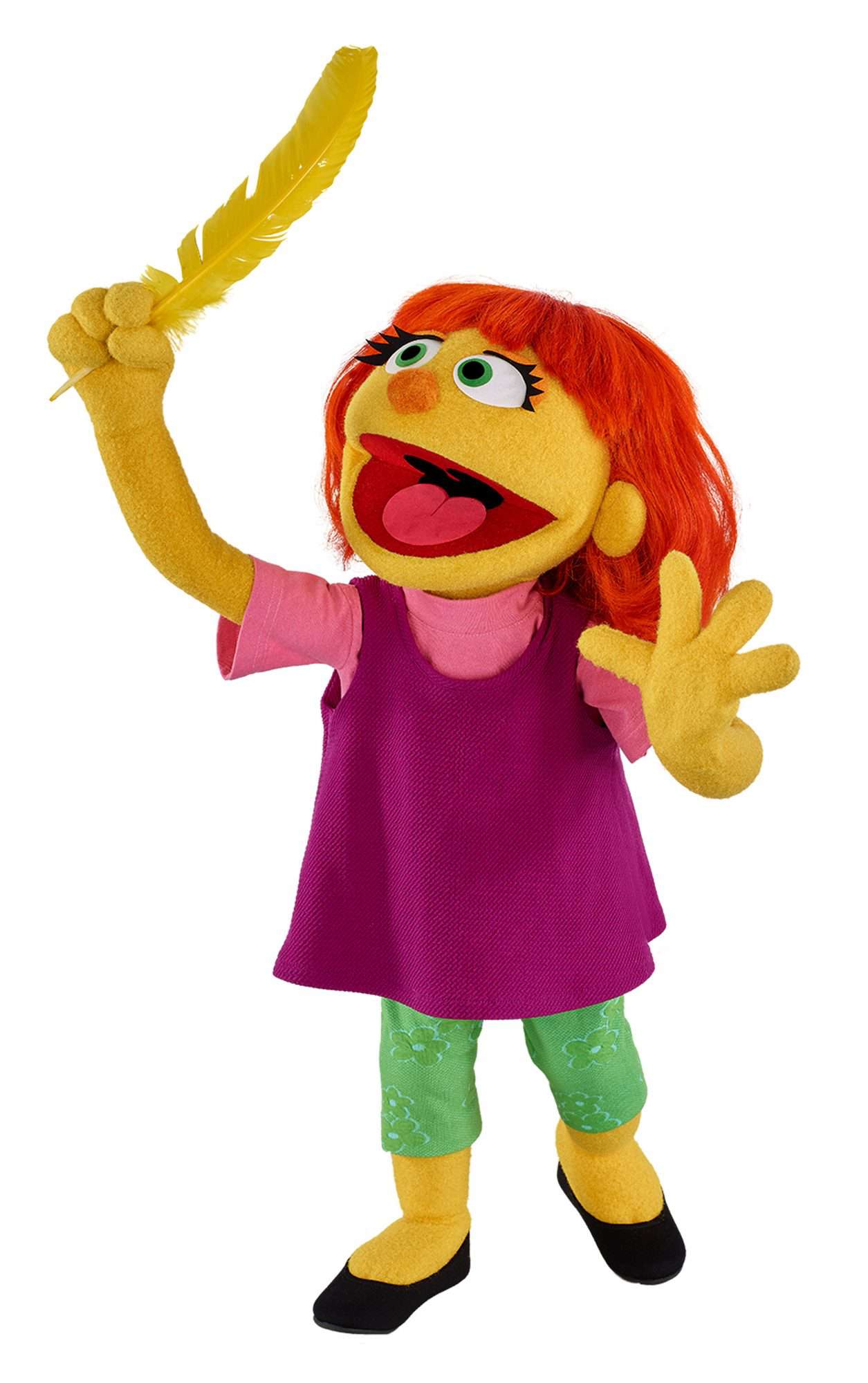 Julia muppetCredit: Sesame Workshop