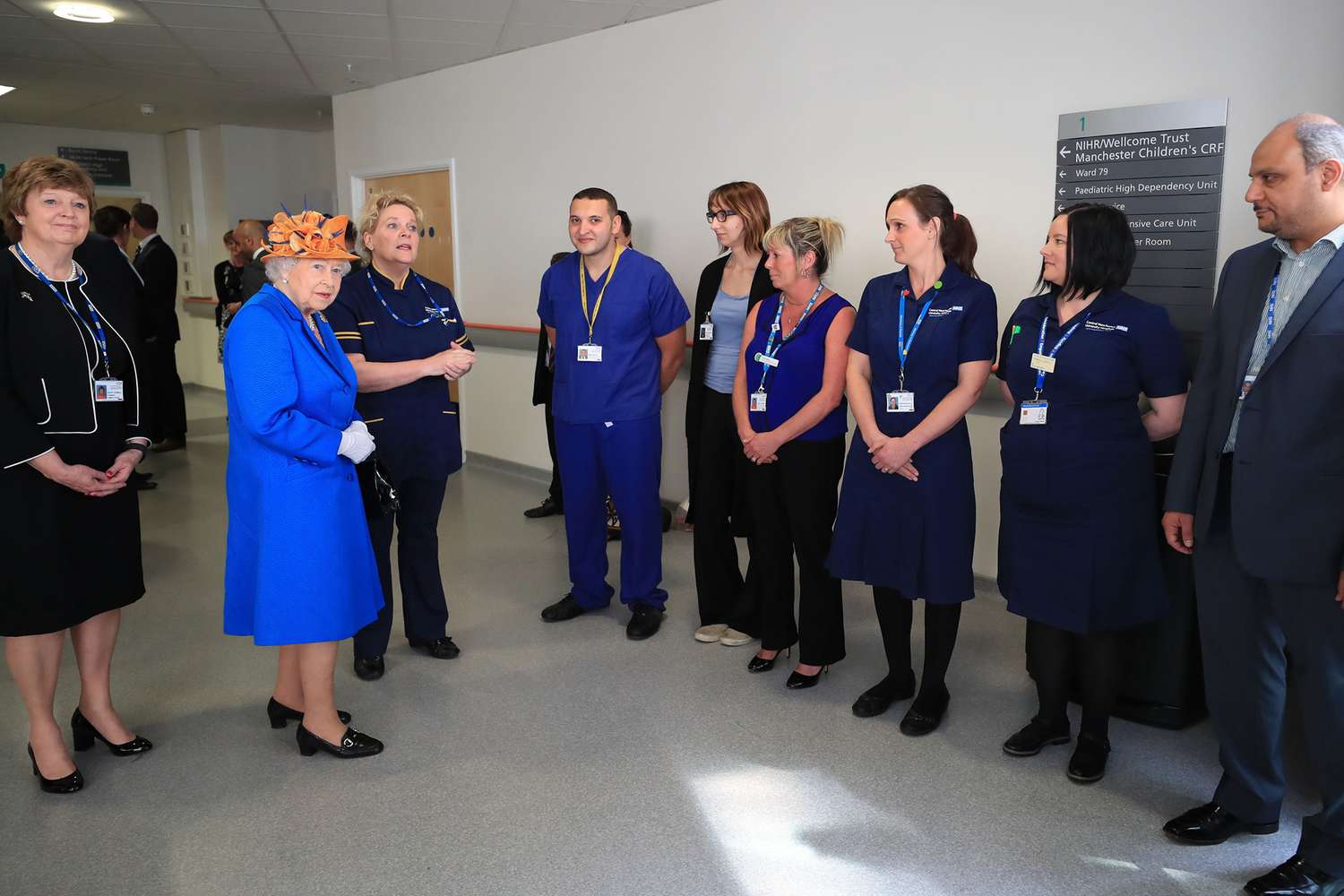 Queen Elizabeth II visits Royal Manchester Children's Hospital, UK - 25 May 2017