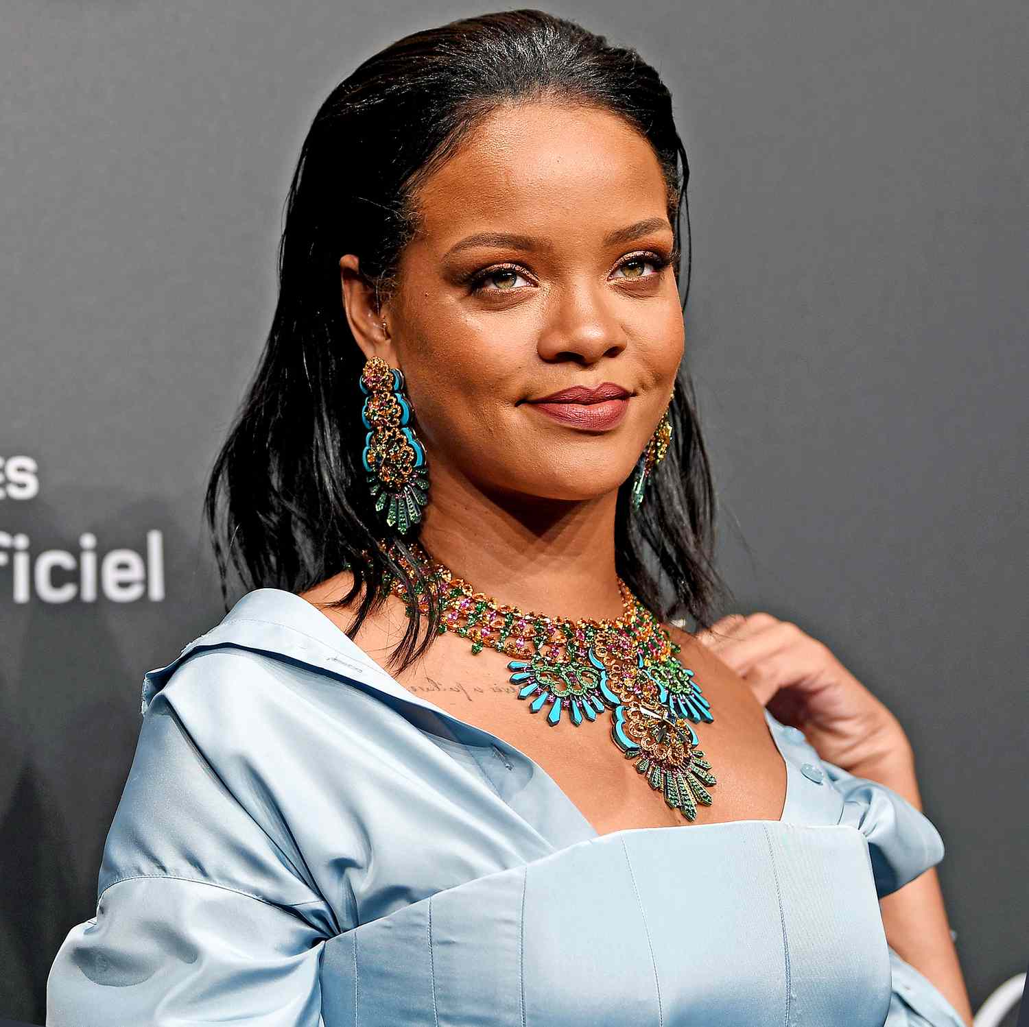 Rihanna hints about her Fenty makeup line