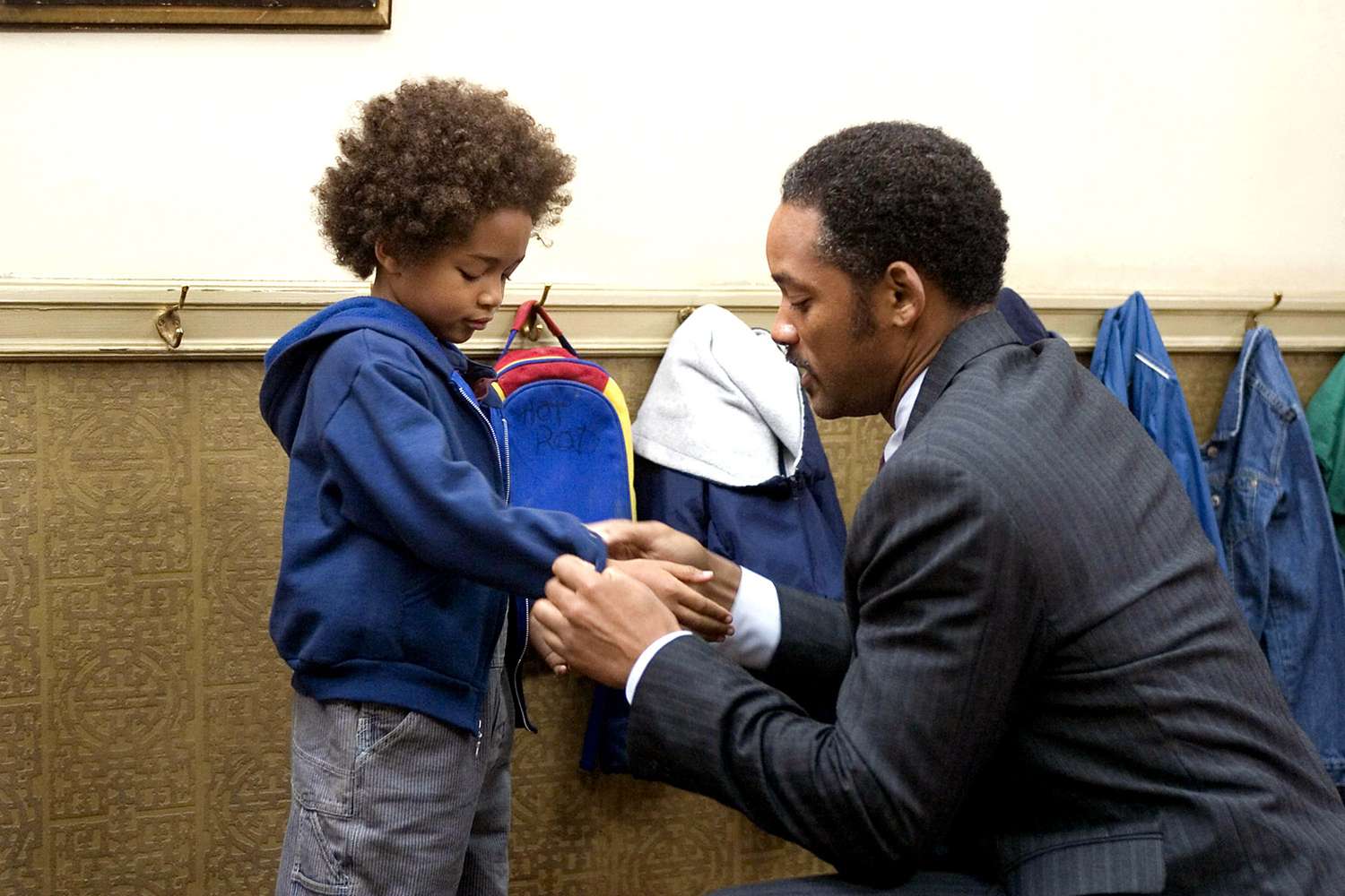 THE PURSUIT OF HAPPYNESS, Jaden Smith, Will Smith,  2006.©Columbia Pictures/courtesy Everett Collect