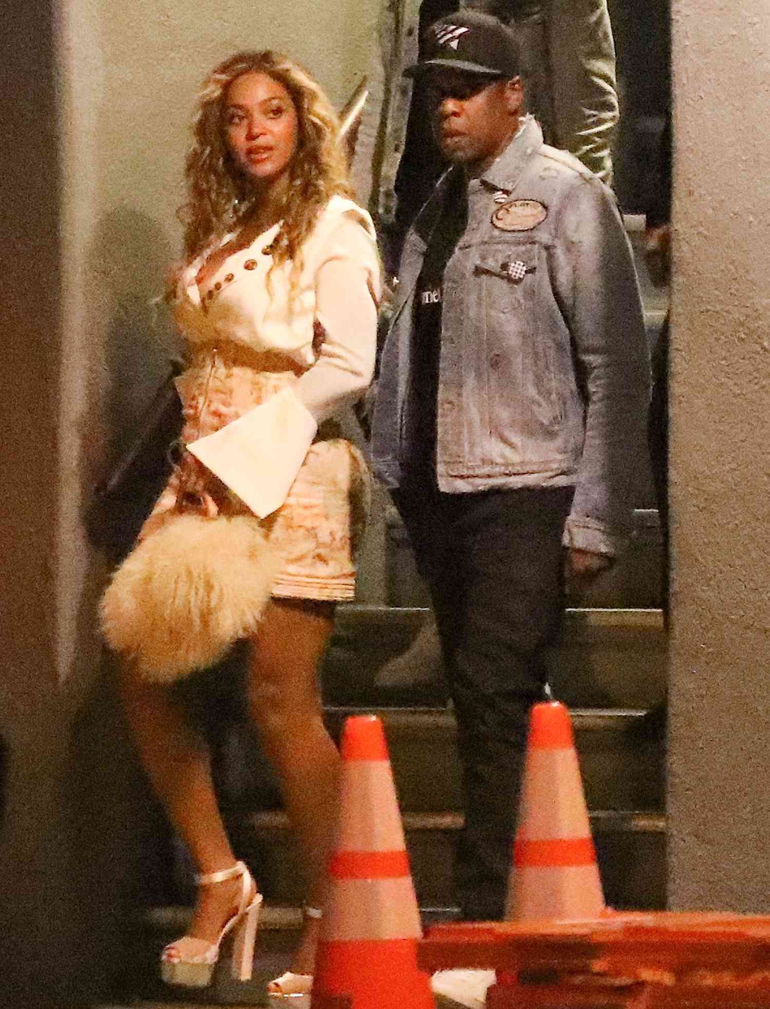 *PREMIUM-EXCLUSIVE* Beyonce and Jay Z out for a date night in Los Angeles, CA