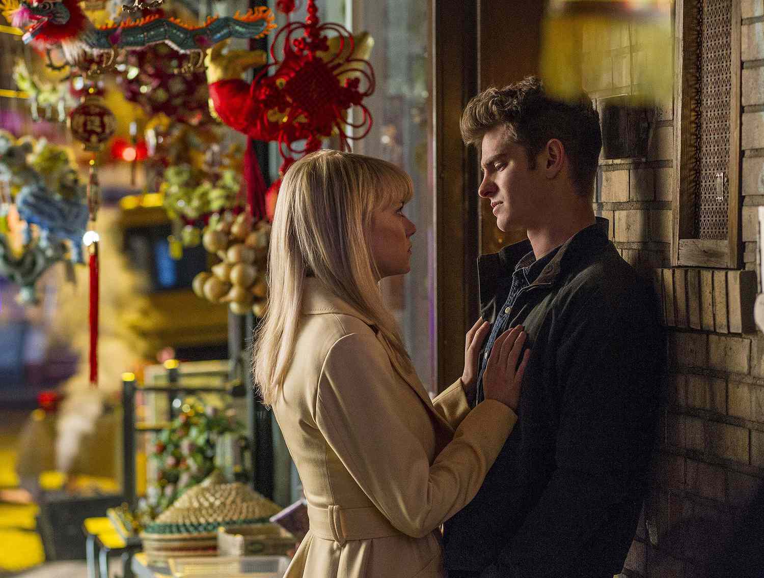 Andrew Garfield and Emma Stone in&nbsp;The Amazing Spider-Man