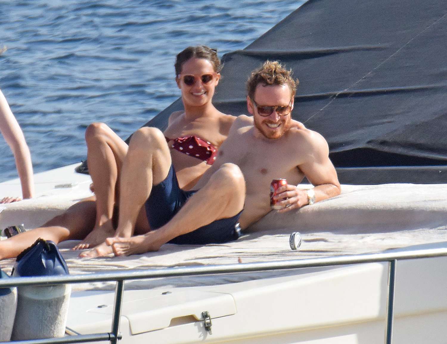 EXCLUSIVE: Alicia Vikander and Michael Fassbender on holidays in Formentera