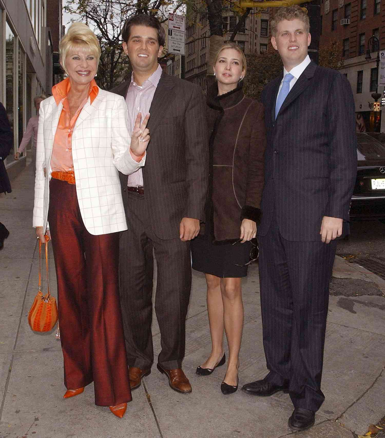 Ivana Trump with Her Children