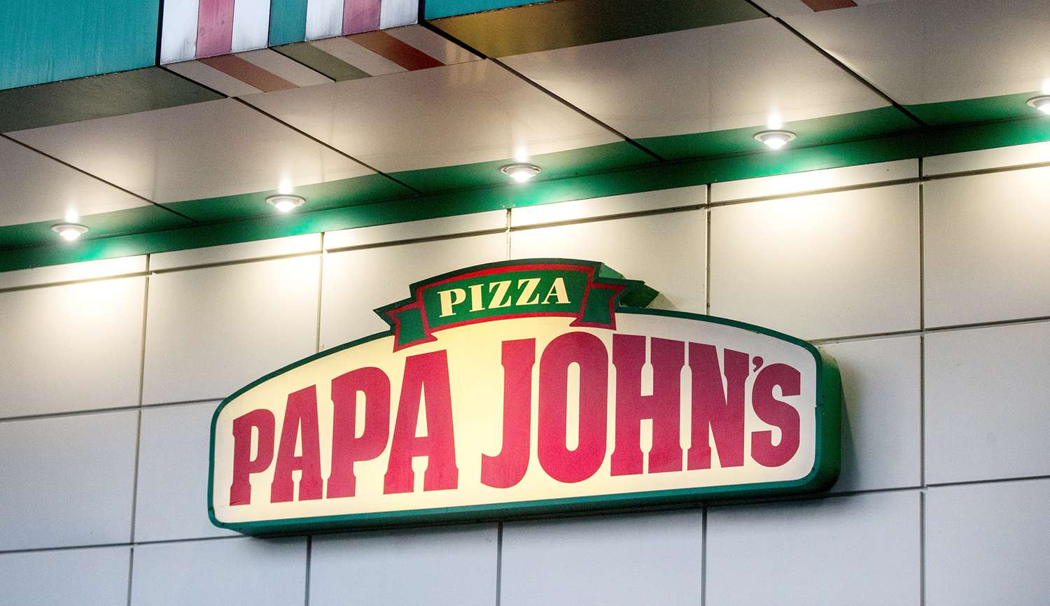 Papa John's pizza restaurant in Moscow