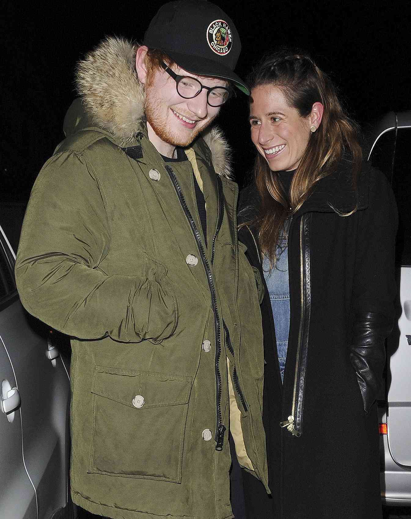 Ed Sheehan Out and About in London
