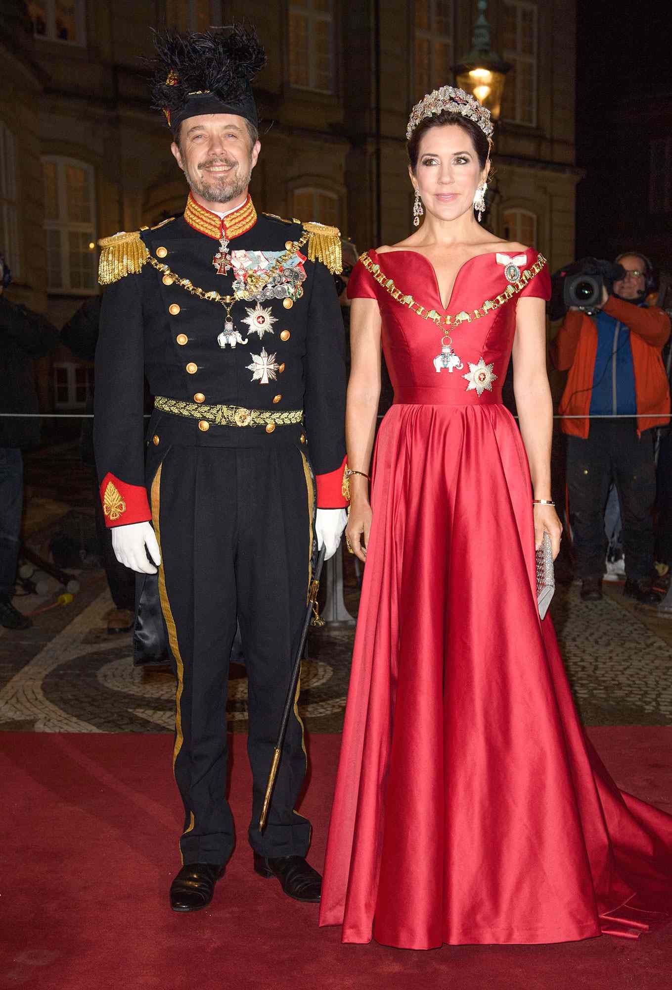 Queen Margrethe hosts New Year's reception, Amalienborg Palace, Copenhagen, Denmark - 01 Jan 2018