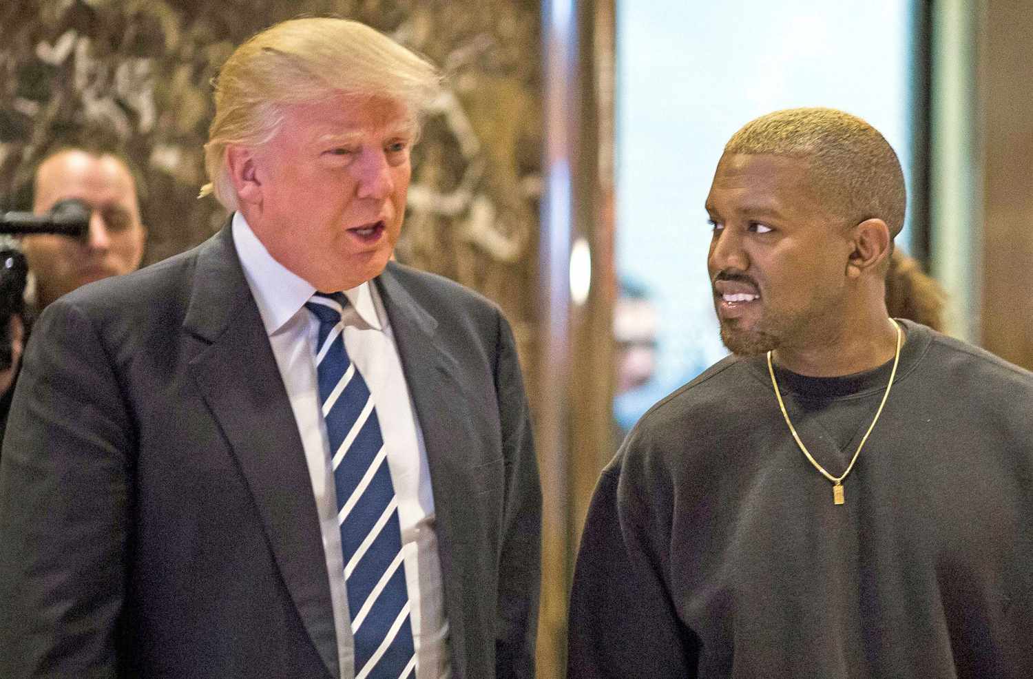 Kanye West Visits Donald Trump at Trump Tower