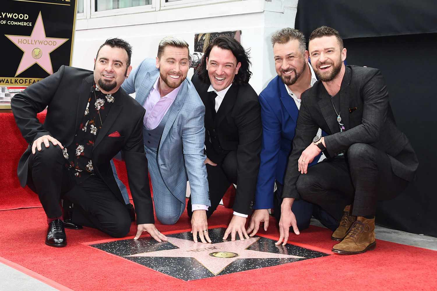 NSYNC Honored With Star on Hollywood Walk of Fame