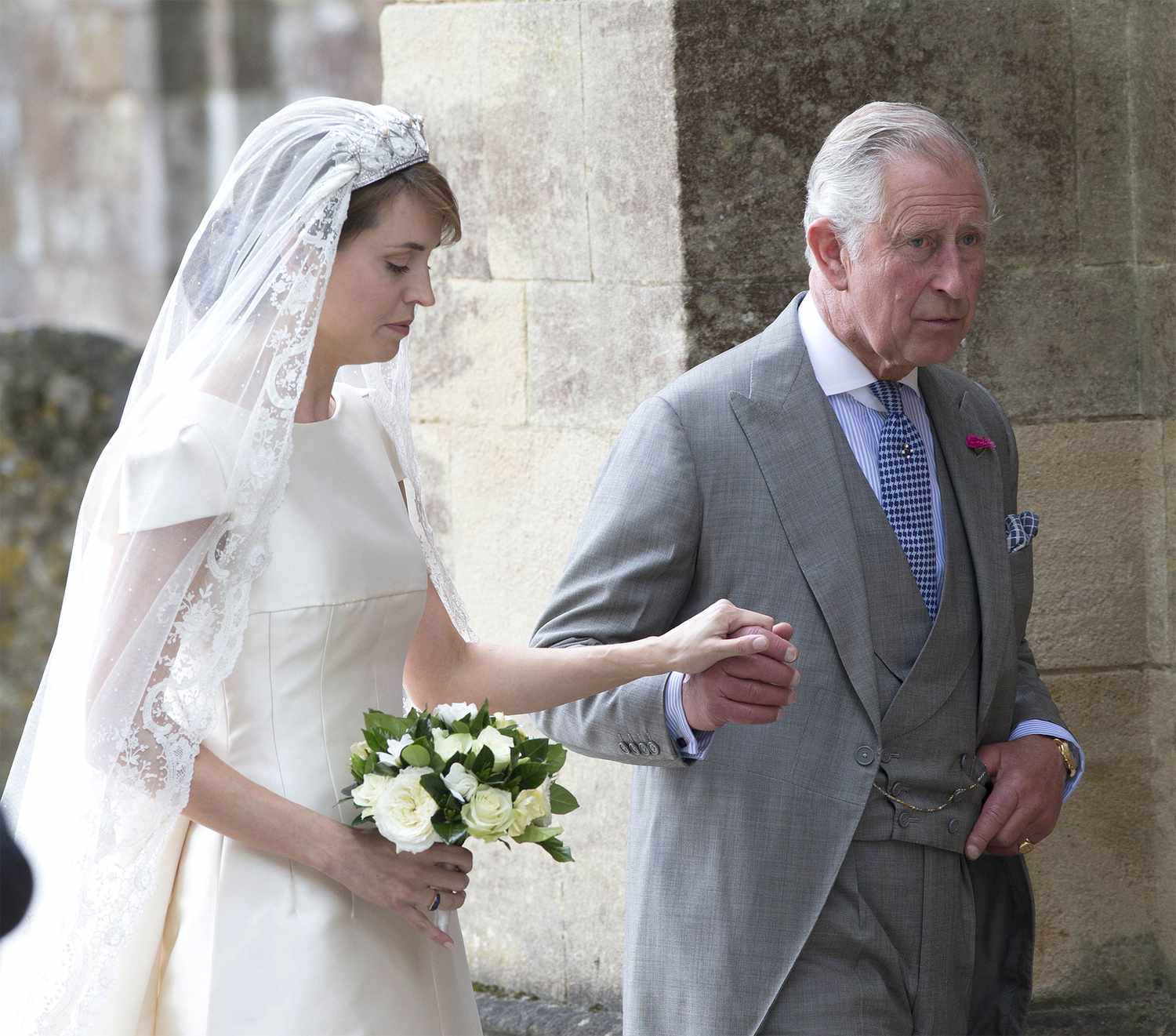Wedding of Alexandra Knatchbull and Thomas Hooper, Romsey Abbey,  Hampshire, UK - 25 Jun 2016