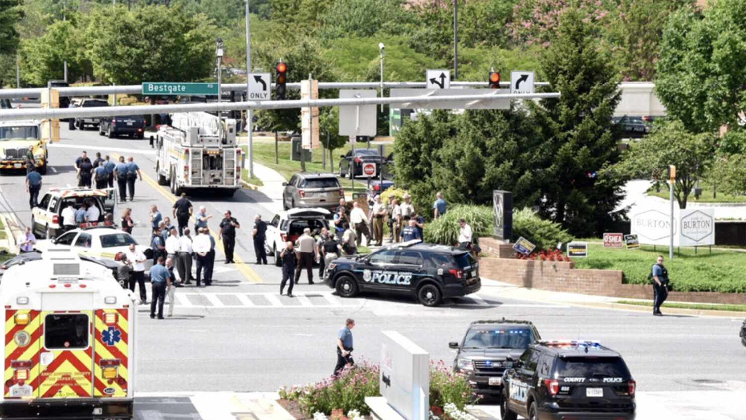 Shooting reported at Capital Gazette newspaper in Annapolis - Maryland