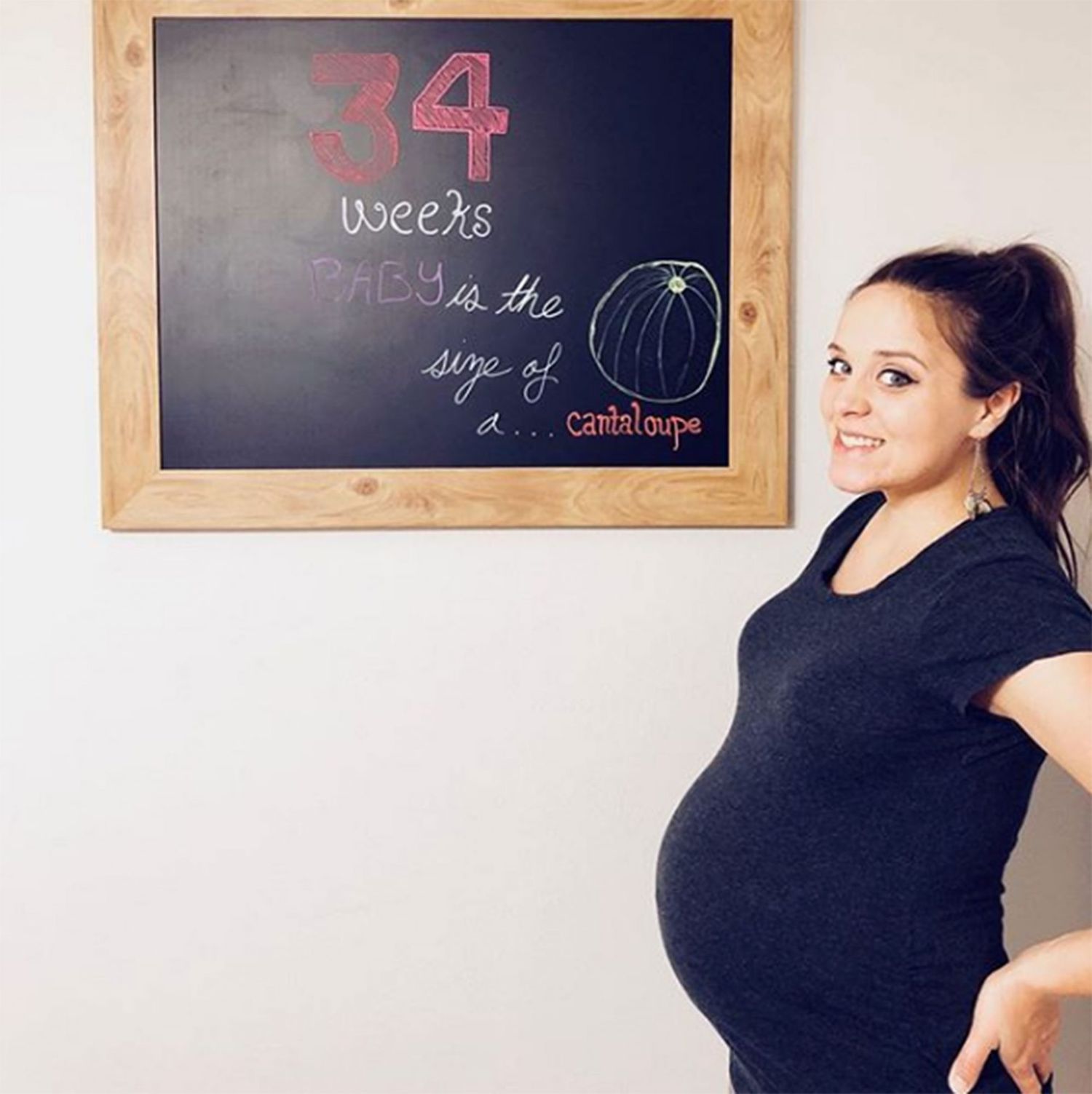 34-Week Baby Bump