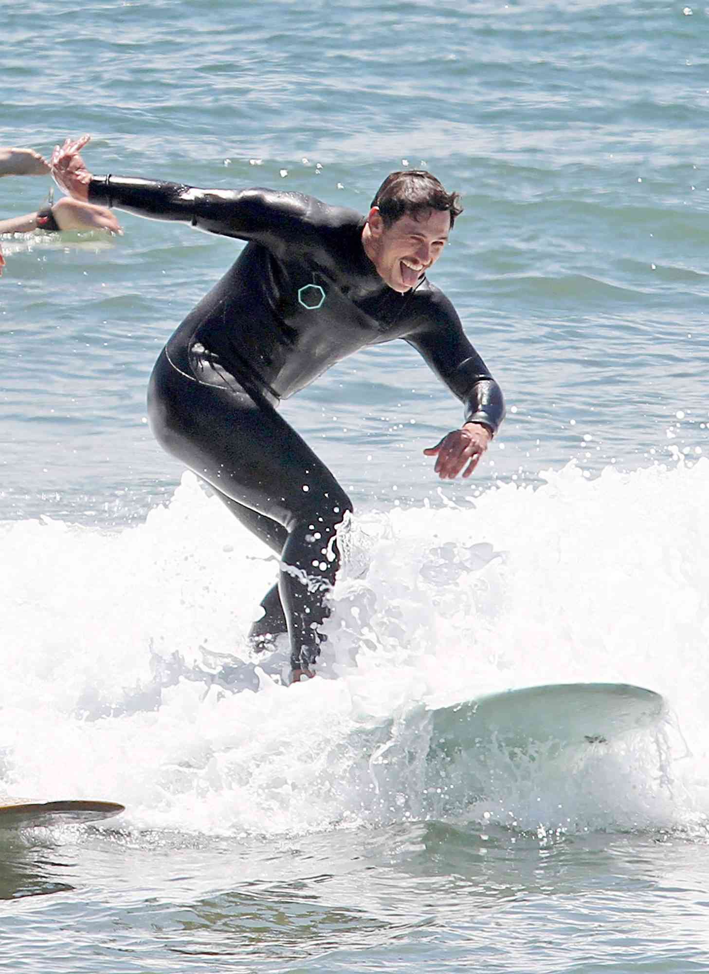 EXCLUSIVE: James Franco Hits The Beach in The Hamptons For Some Surfing