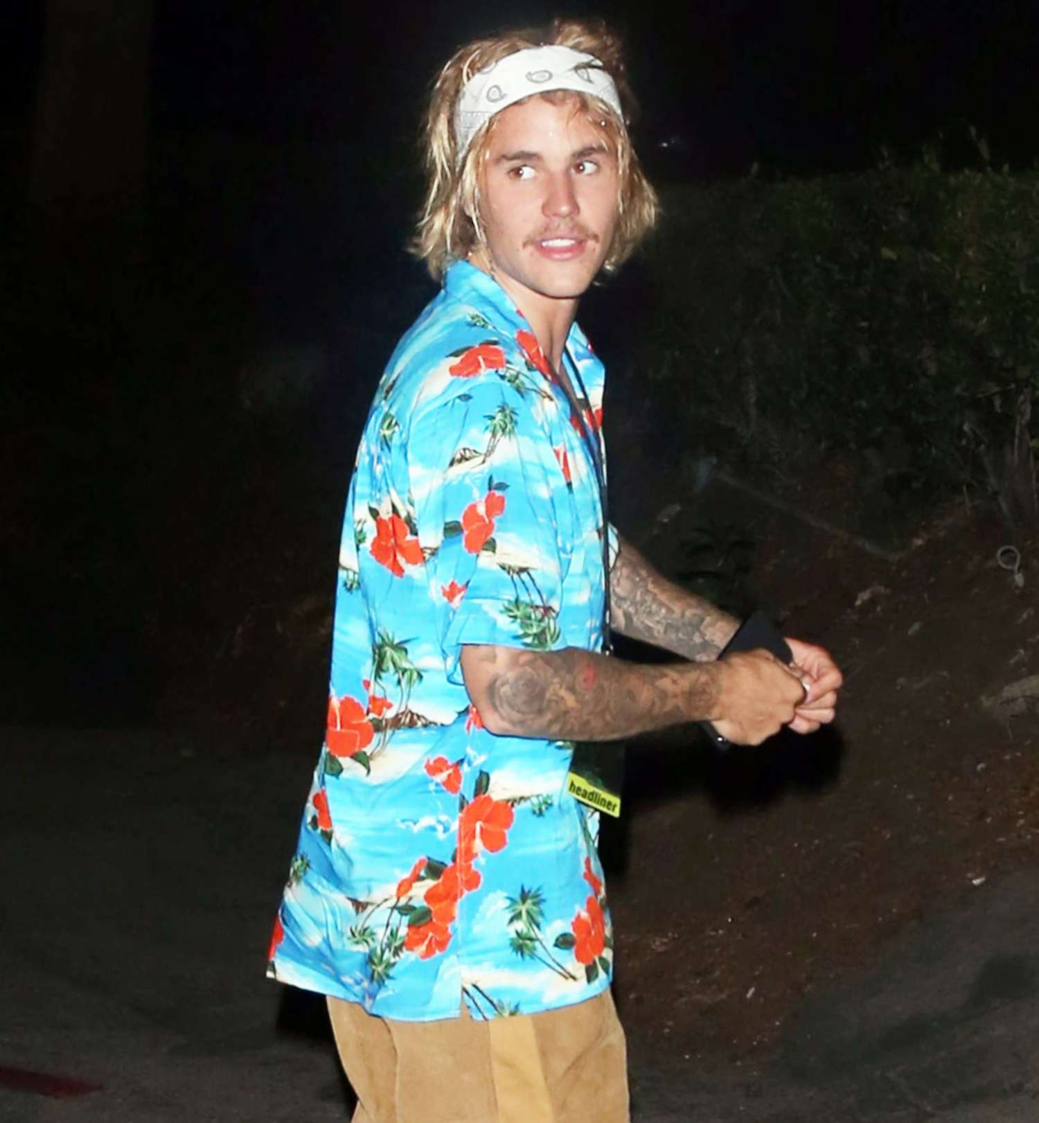 Justin Bieber Leaves Hollywood Bowl After Chilling With Rapper Post Malone