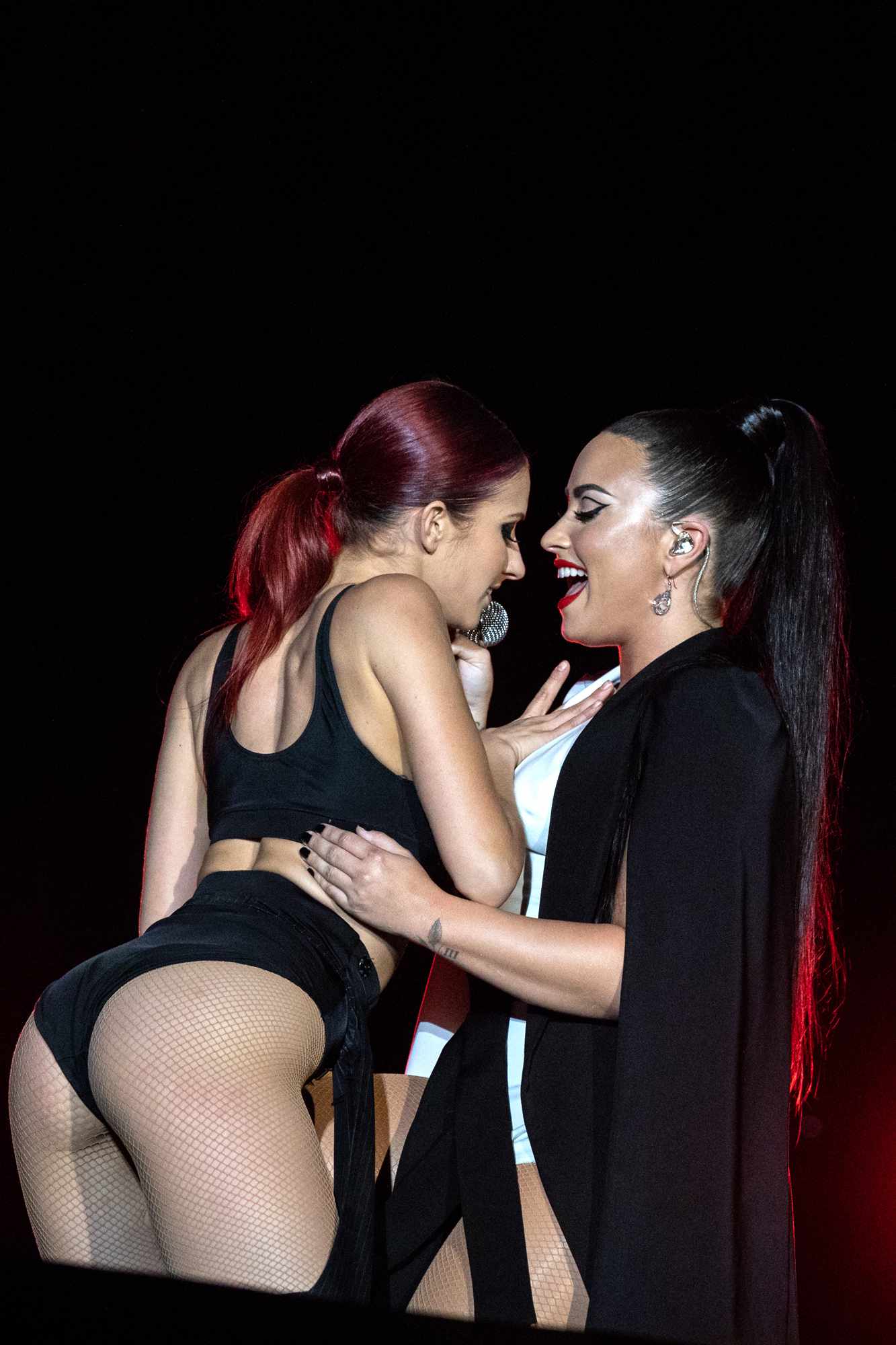 Demi Lovato puts on a raunchy performance at festival