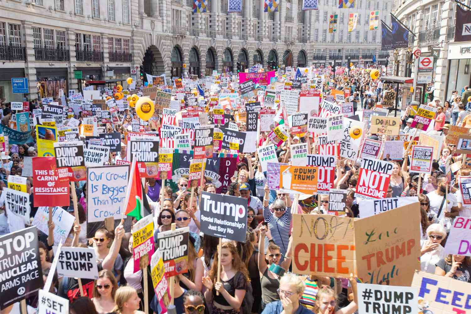 Drag Against Trump Protest in London, United Kingdom - 13 Jul 2018