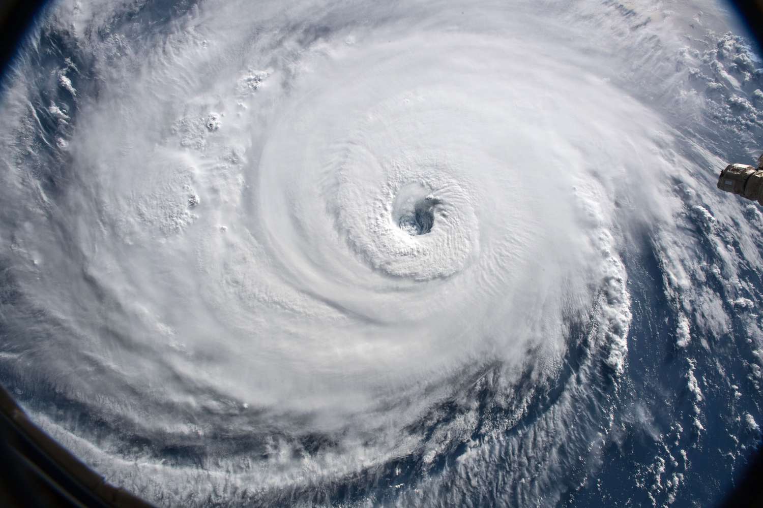Hurricane Florence seen from space, Atlantic Ocean, USA - 12 Sep 2018