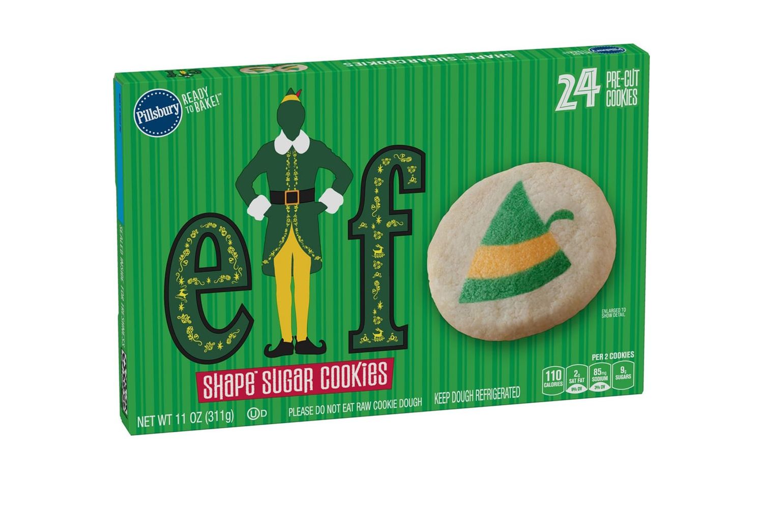 Pillsbury Buddy Elf Sugar Cookies