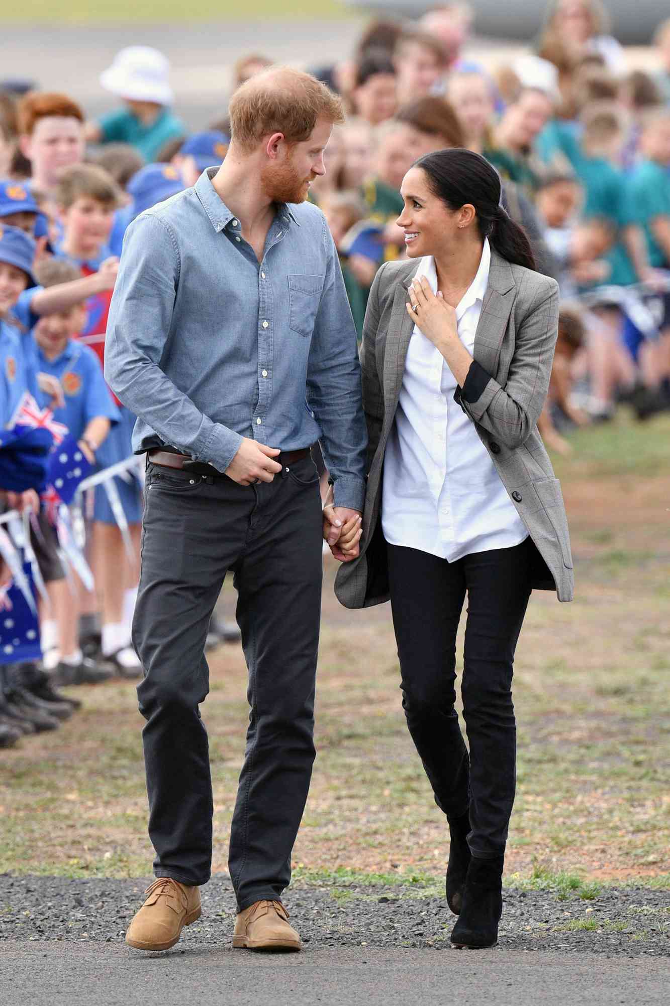 Prince Harry and Meghan Duchess of Sussex tour of Australia - 17 Oct 2018