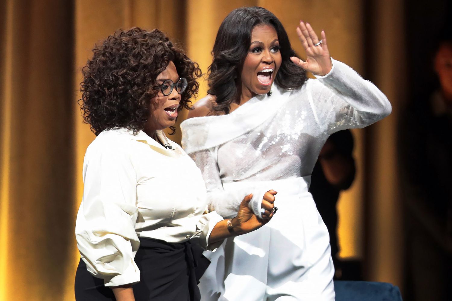 Former First Lady Michelle Obama Launches Arena Book Tour In Chicago At The United Center