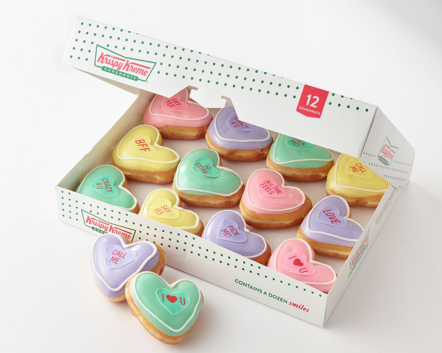 Krispy Kreme's Valentine Conversation Doughnuts
