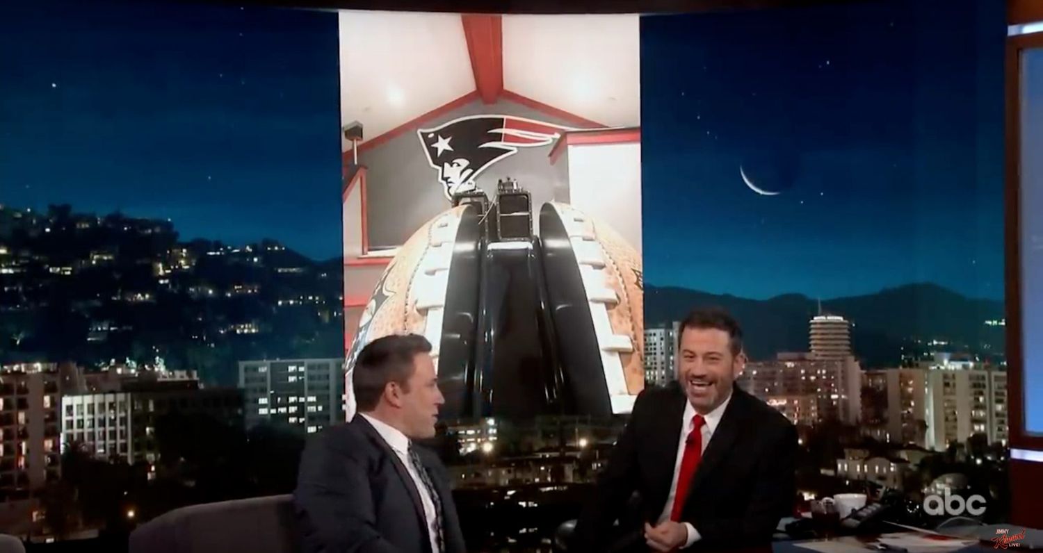Ben Affleck appears on 'Jimmy Kimmel Live' on February 14, 2019Credit: ABC