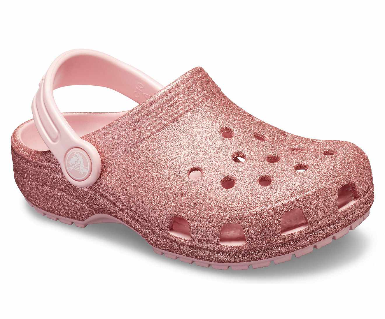 For My Boyfriend's Niece: Pink Sparkly Crocs