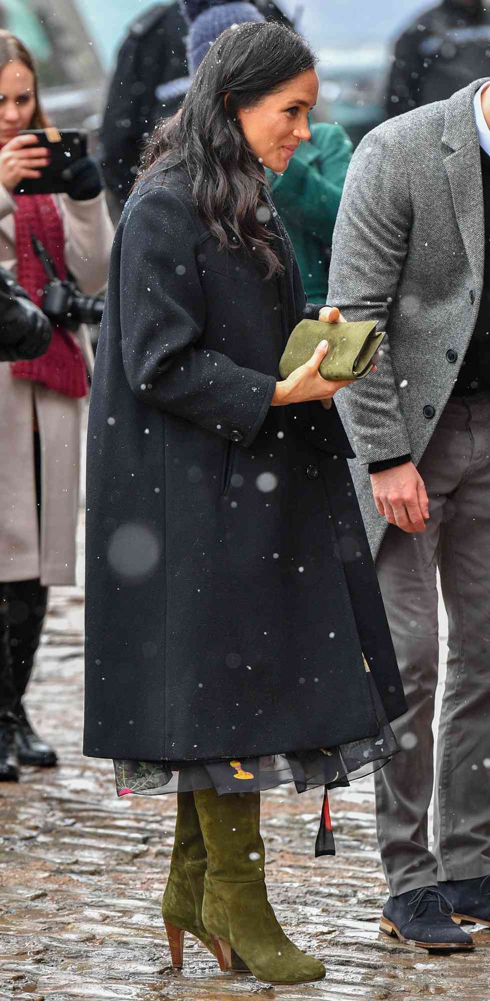 Meghan Markle's Green Boots