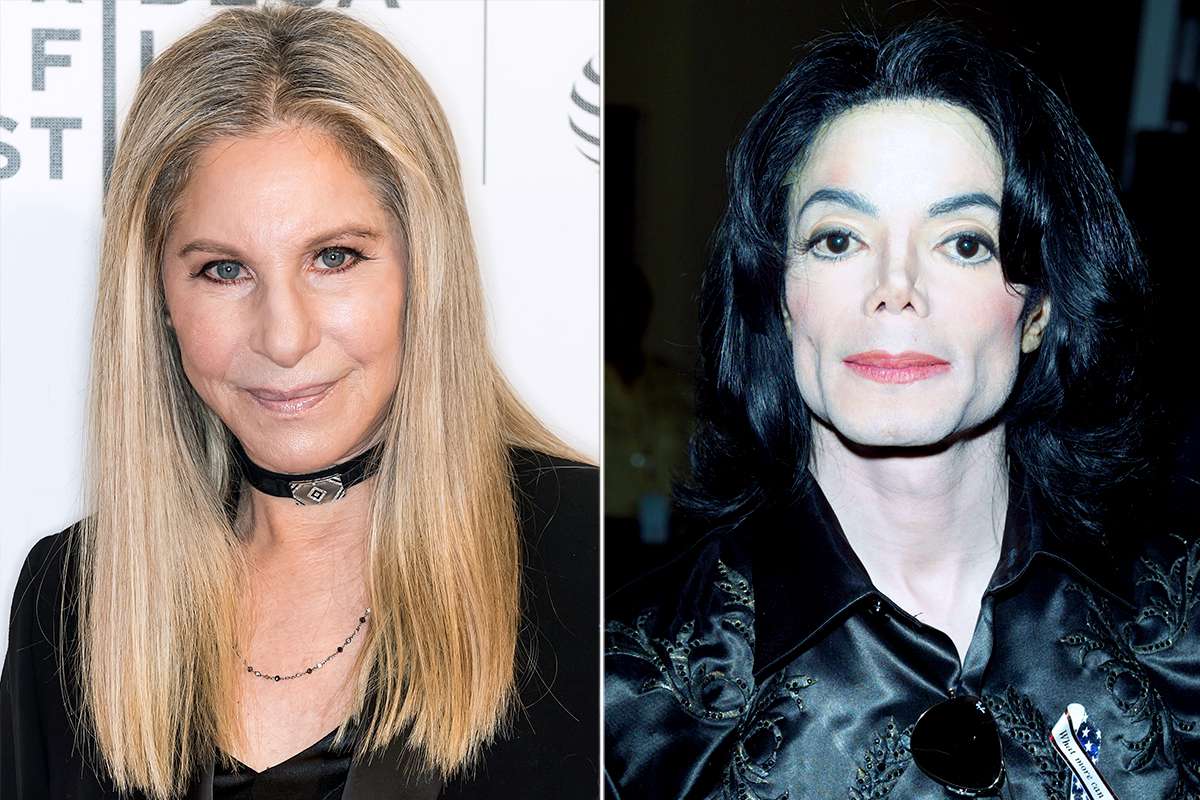 Barbra Streisand and Michael Jackson split