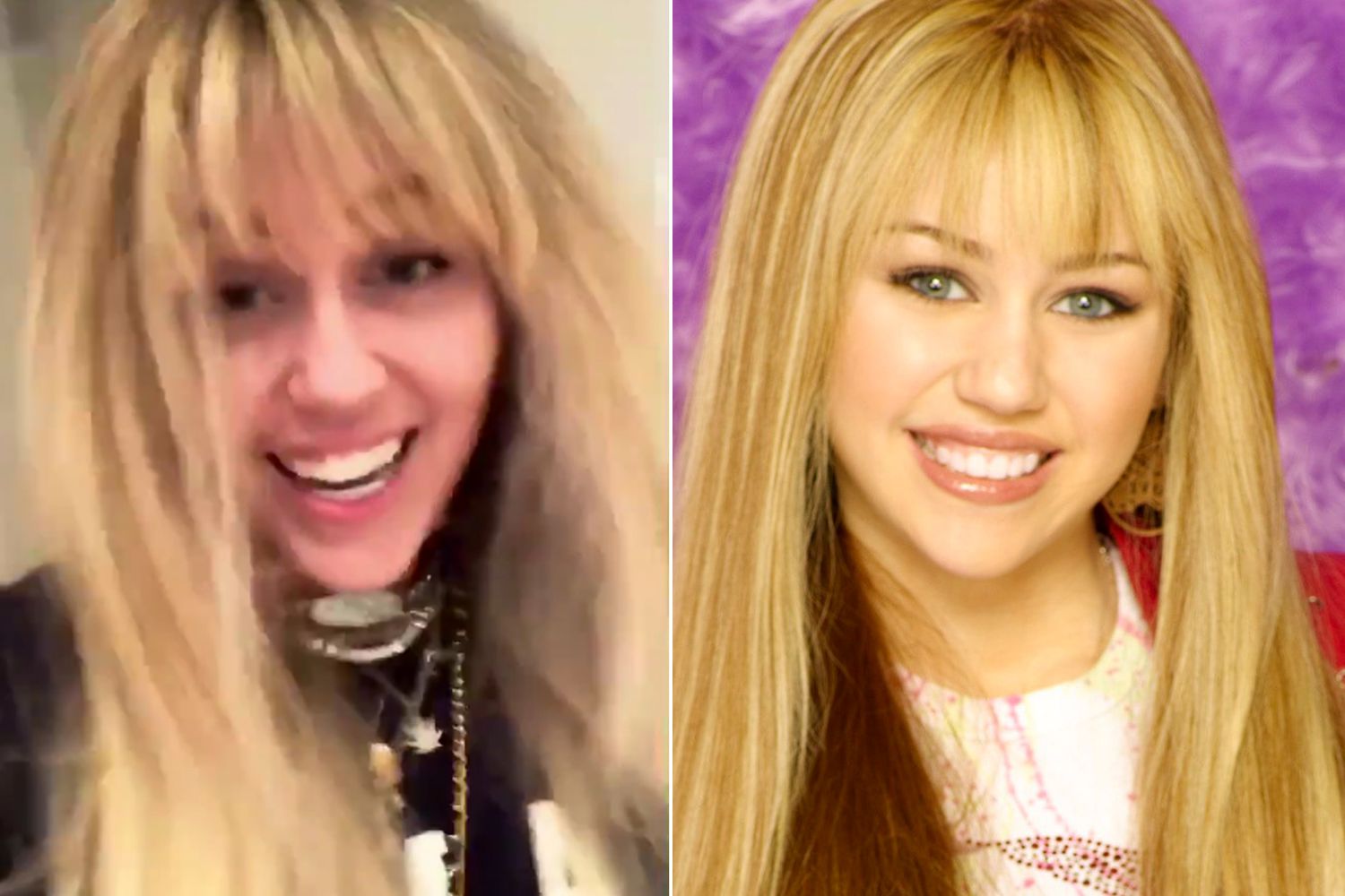 Miley Cyrus Dyes Her Hair Back To Hannah Montana Blonde People Com