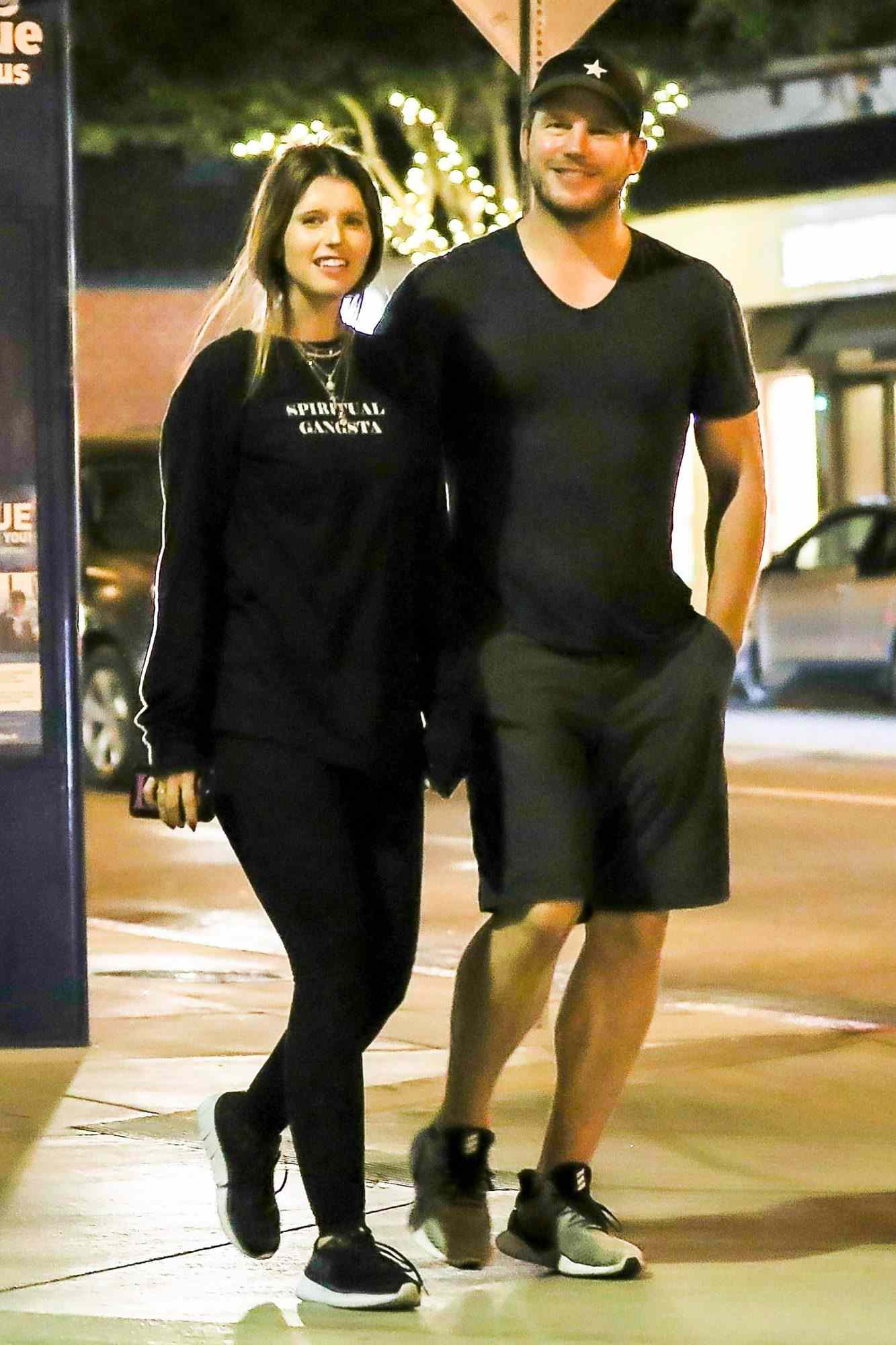 Chris Pratt and Katherine Schwarzenegger are smitten after a date night at R+D Kitchen