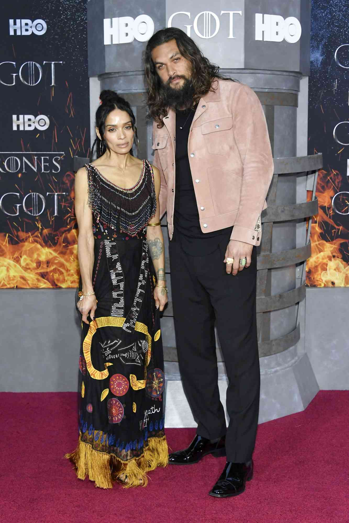 Lisa Bonet and Jason Momoa in 2019