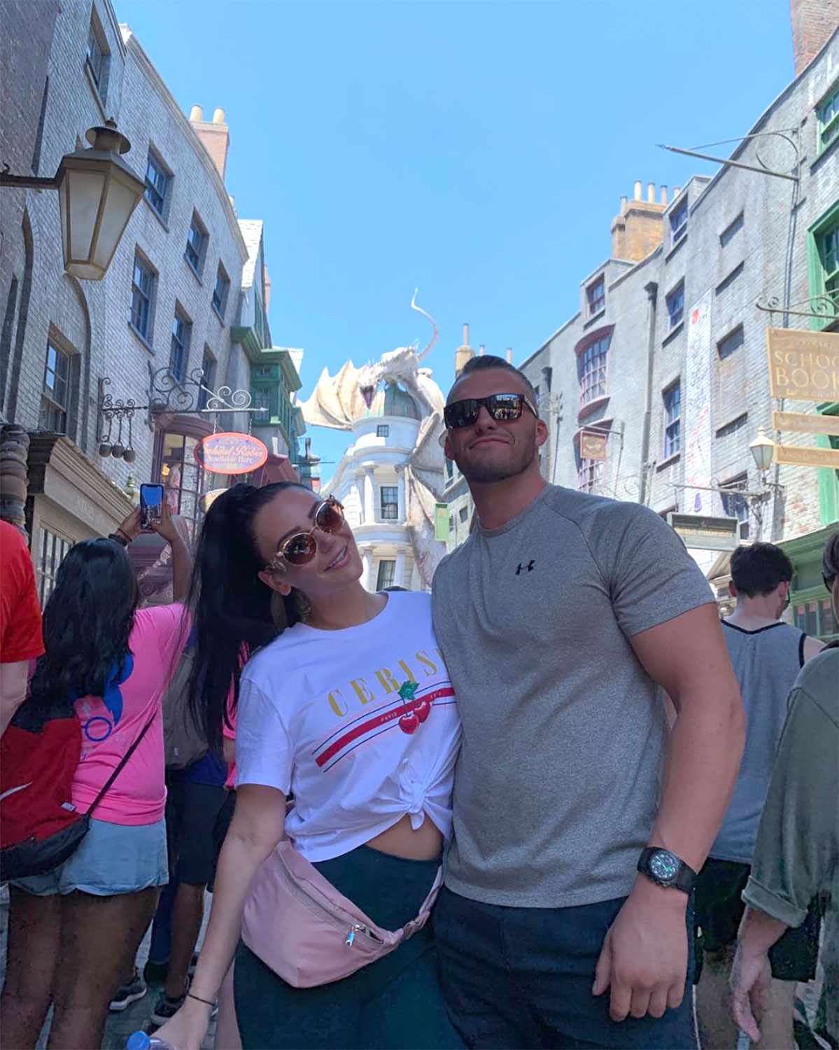 Jwoww at the Wizarding World of Harry Potter