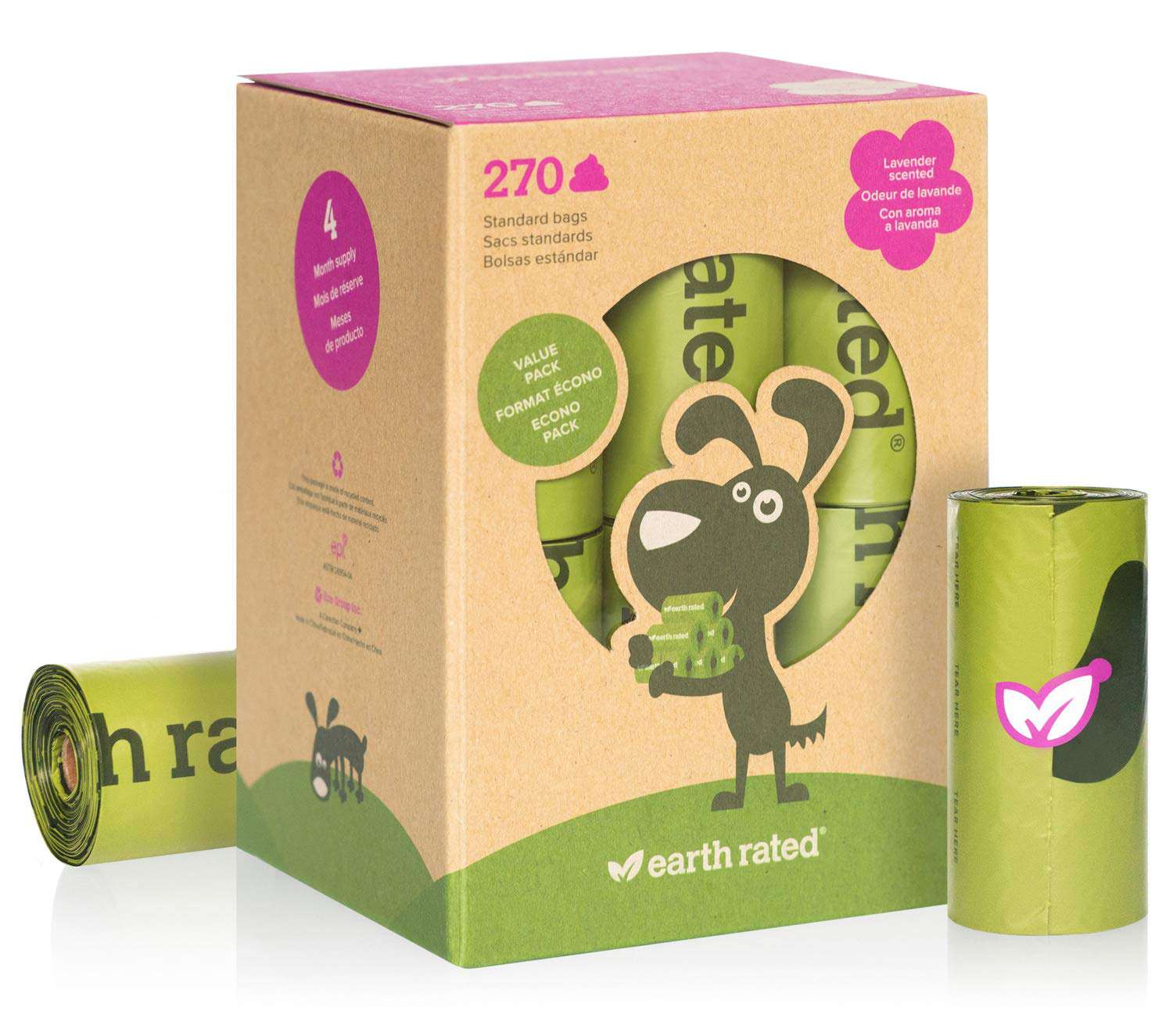 Earth Rated dog waste bags