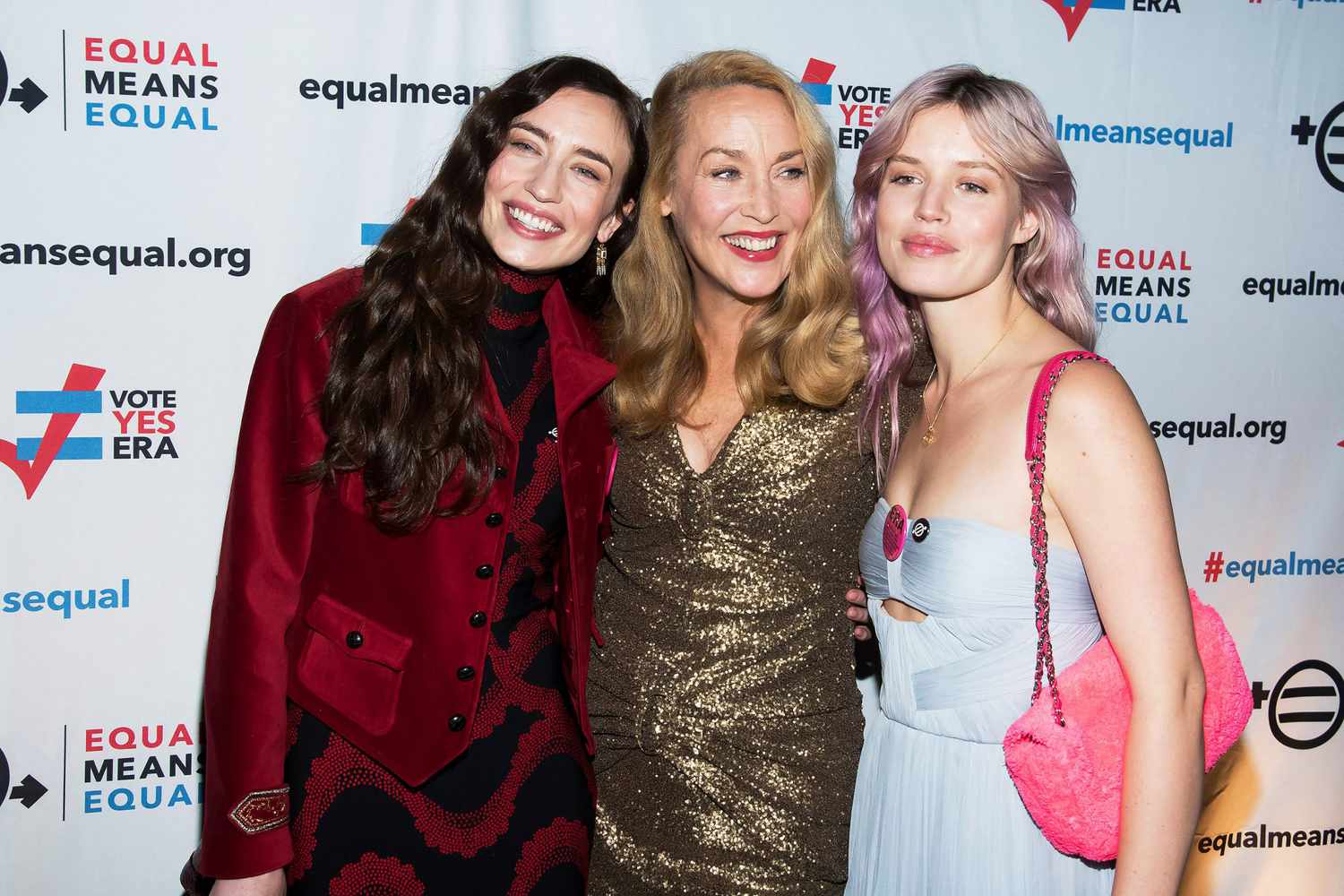 Jerry Hall, Lizzy Jagger, Georgia May Jagger