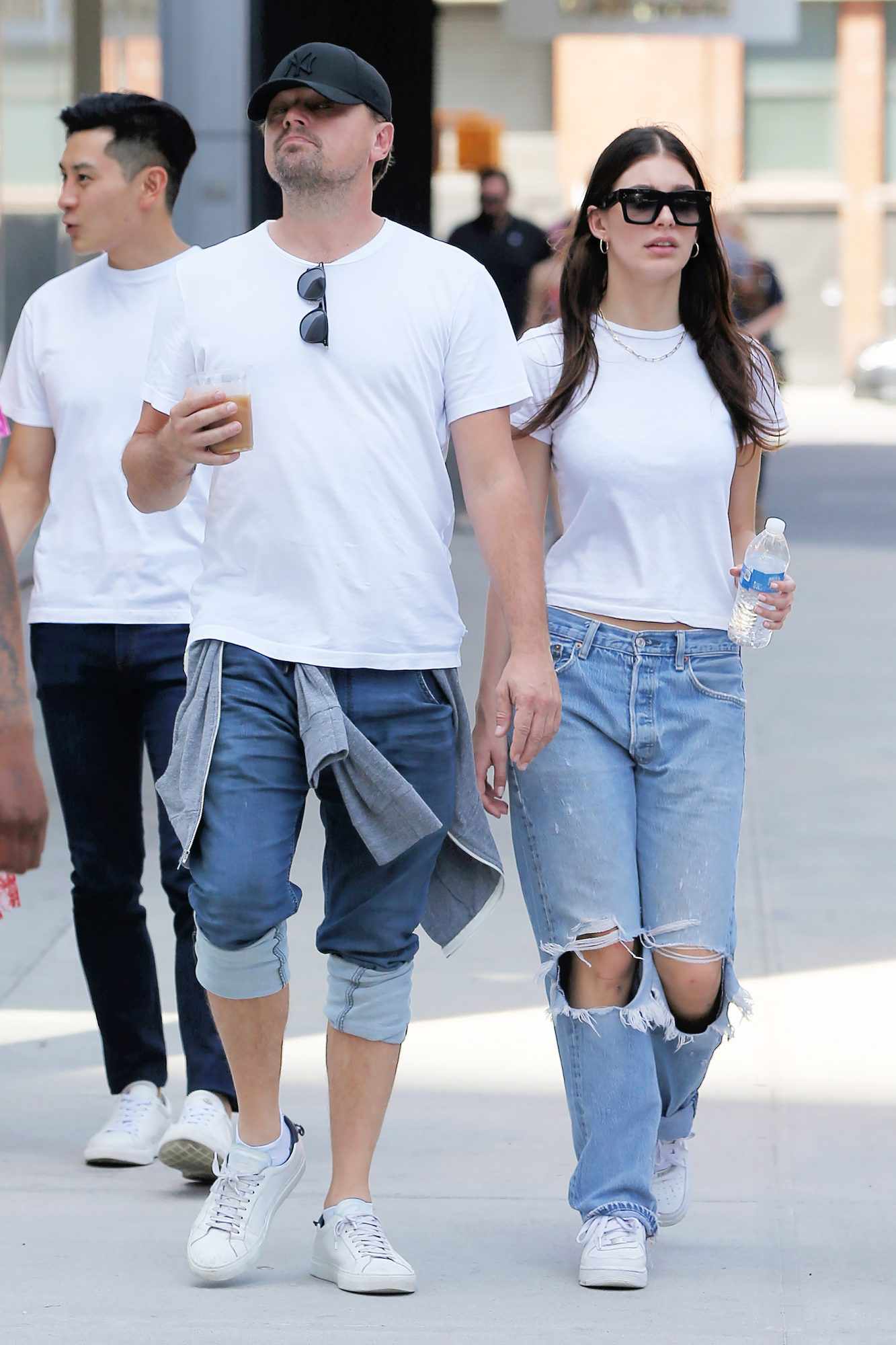 Leonardo DiCaprio and his girlfriend Camila Morone