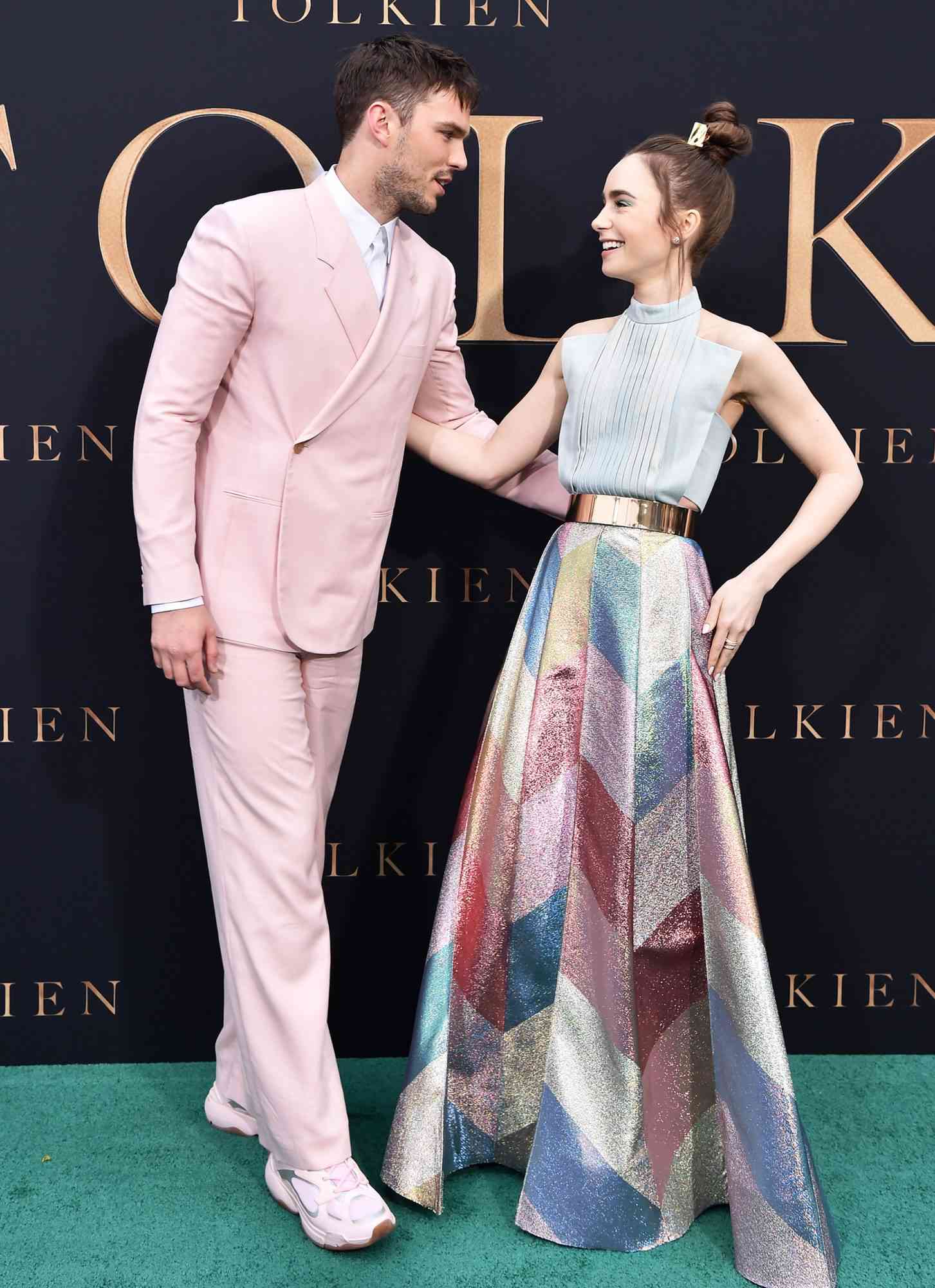 Nicholas Hoult and Lily Collins