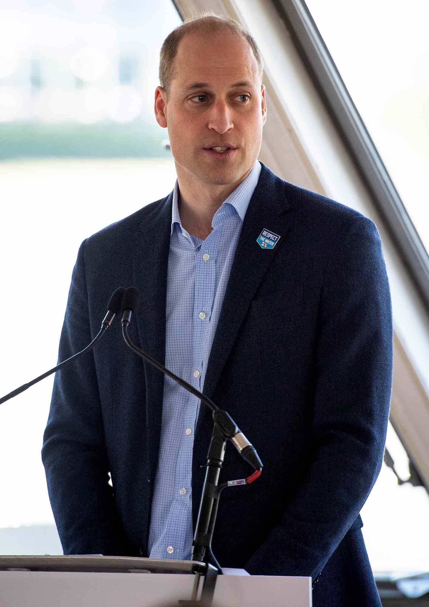 The Duke Of Cambridge Launches River Thames Safety Campaign