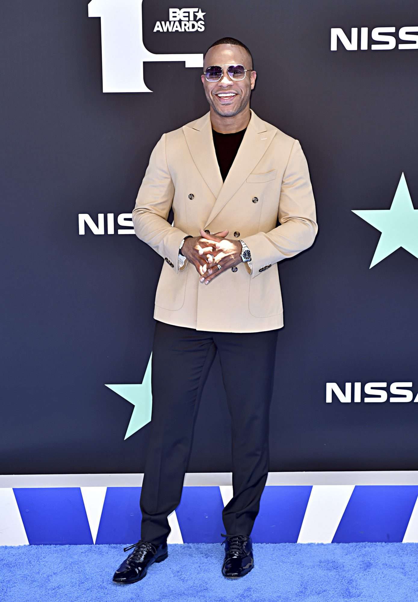 LOS ANGELES, CALIFORNIA - JUNE 23: DeVon Franklin attends the 2019 BET Awards on June 23, 2019 in Los Angeles, California. (Photo by Aaron J. Thornton/Getty Images for BET)
