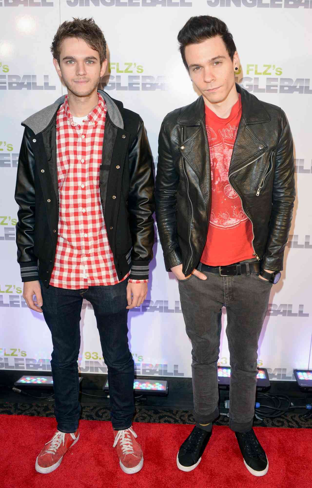 Music Producer Zedd and Matthew Koma attend 93.3 FLZ's Jingle Ball 2012 at Tampa Bay Times Forum on December 9, 2012 in Tampa, Florida. (Photo by Tim Boyles/Getty Images for Jingle Ball 2012)