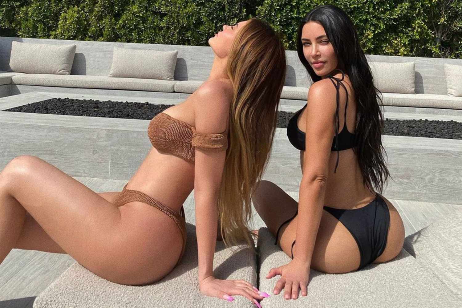 Kardashian/Jenner pool day
