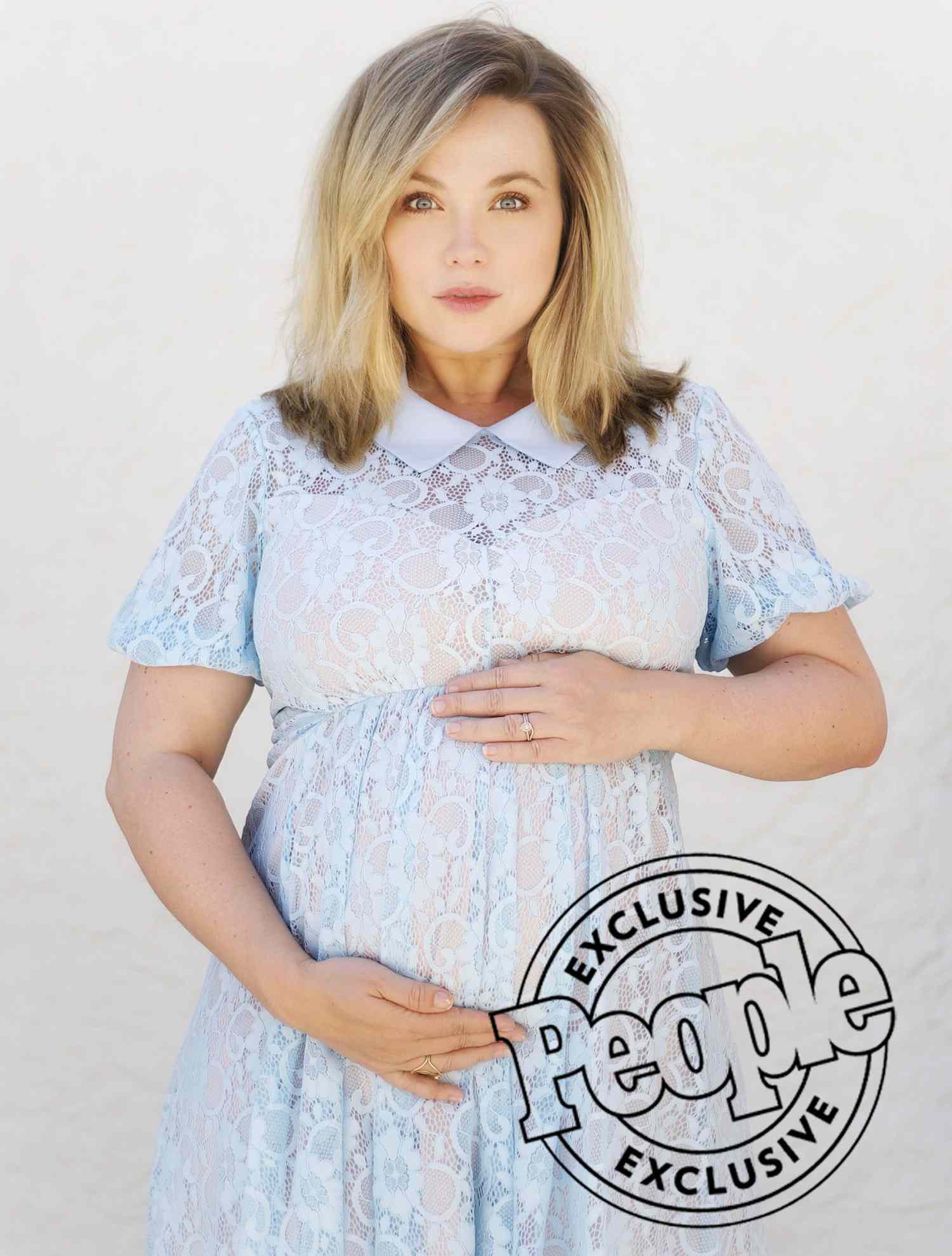 Last Man Standing Star Amanda Fuller Is Pregnant Expecting Son People Com