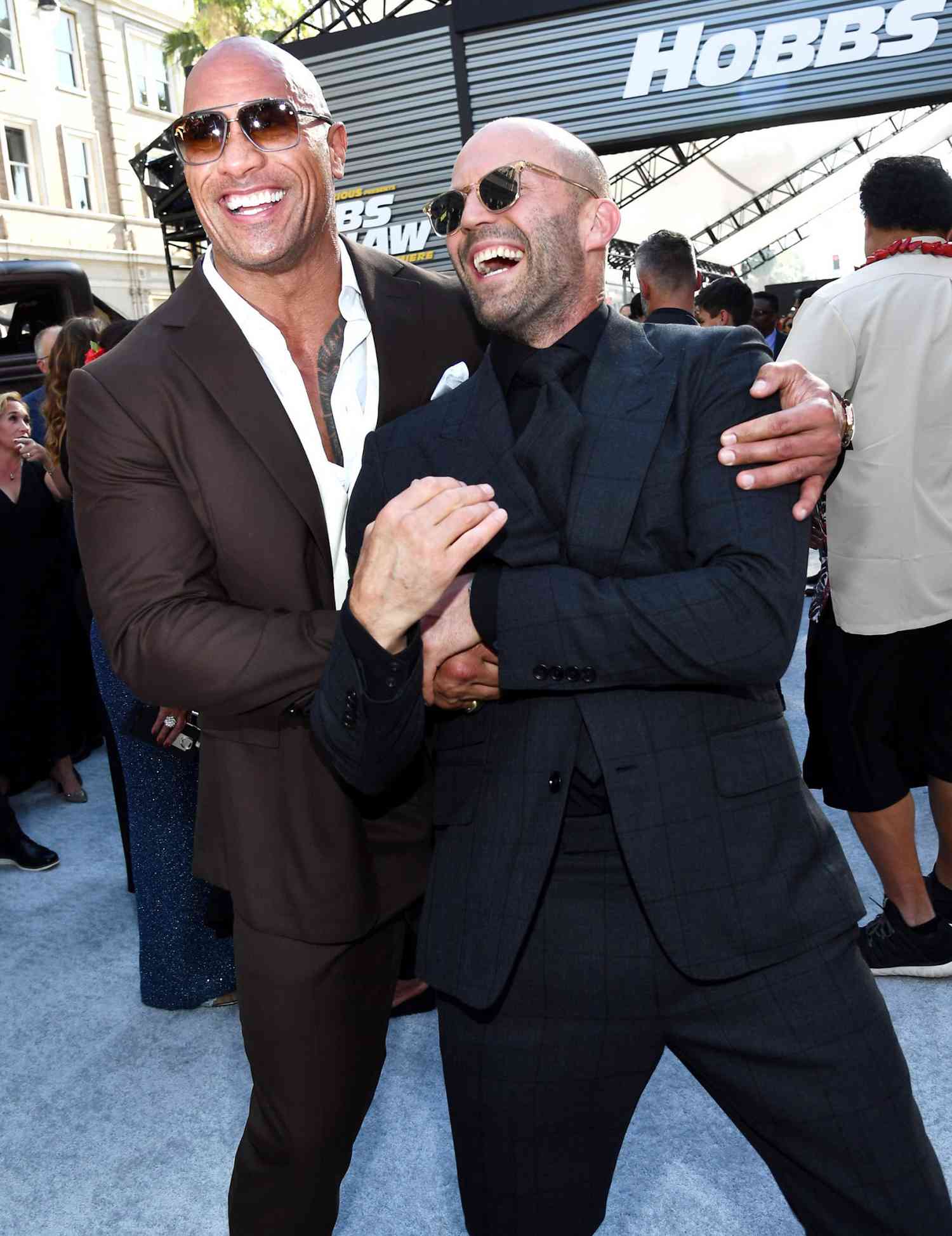 Dwayne Johnson and Jason Statham